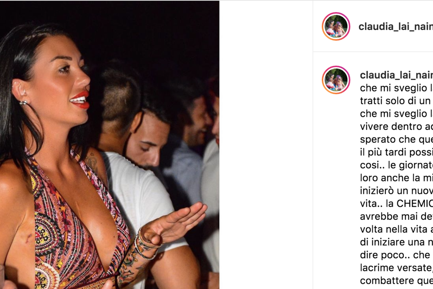 Claudia Loi, moglie di Radja Nainggolan