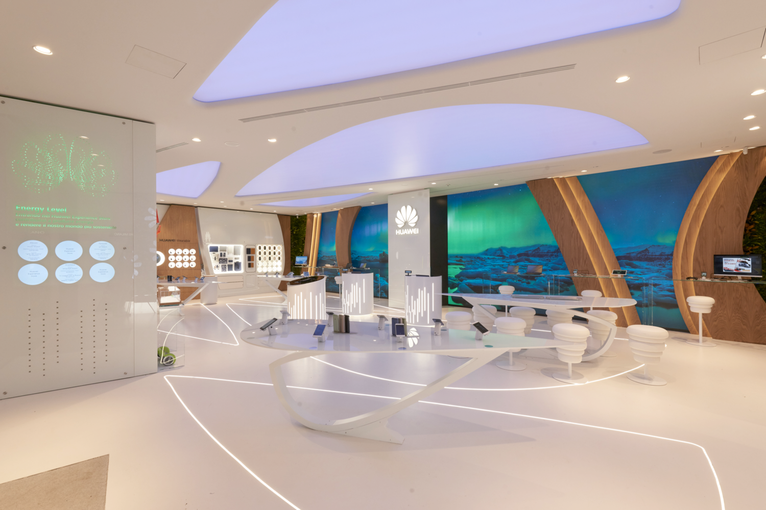 L'experience Store di Huawei a Milano