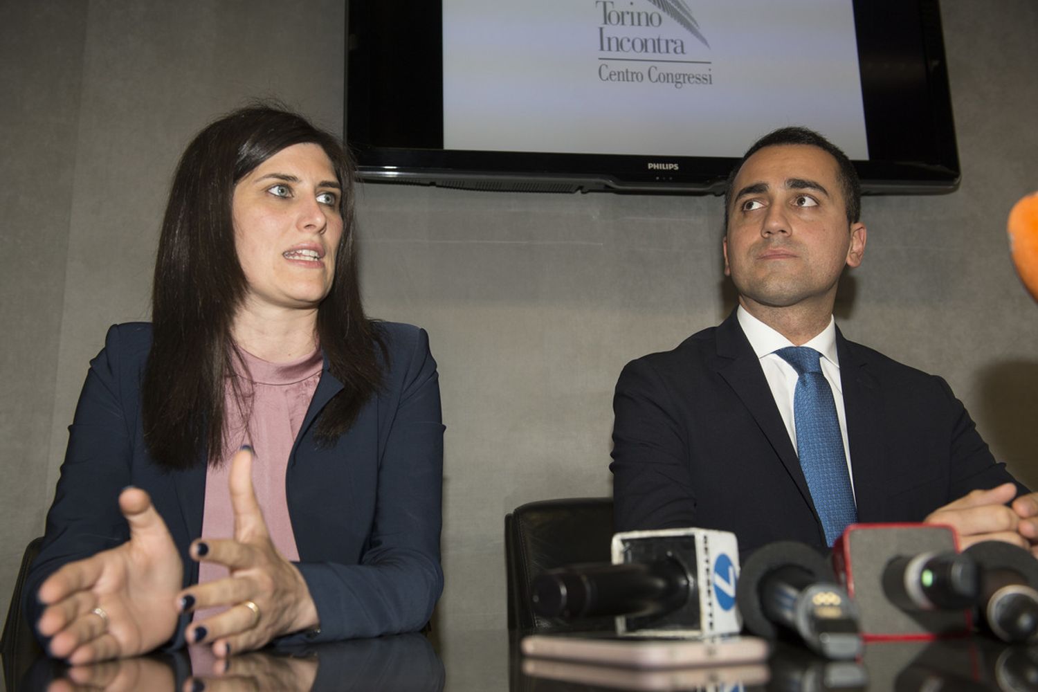 Chiara Appendino e Luigi Di Maio