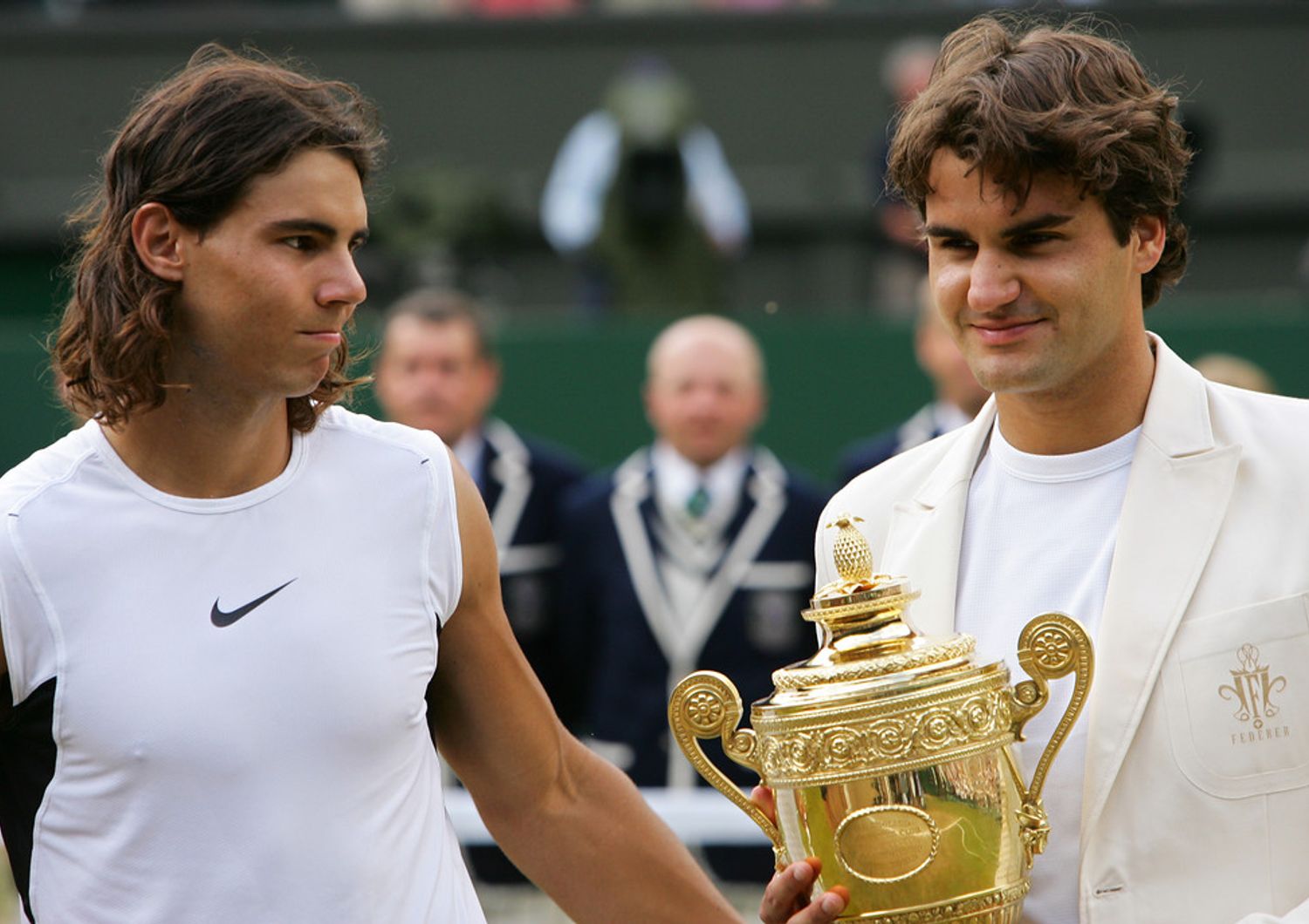 Nadal e Federer a Wimbledon nel 2006