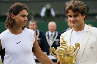 Nadal e Federer a Wimbledon nel 2006