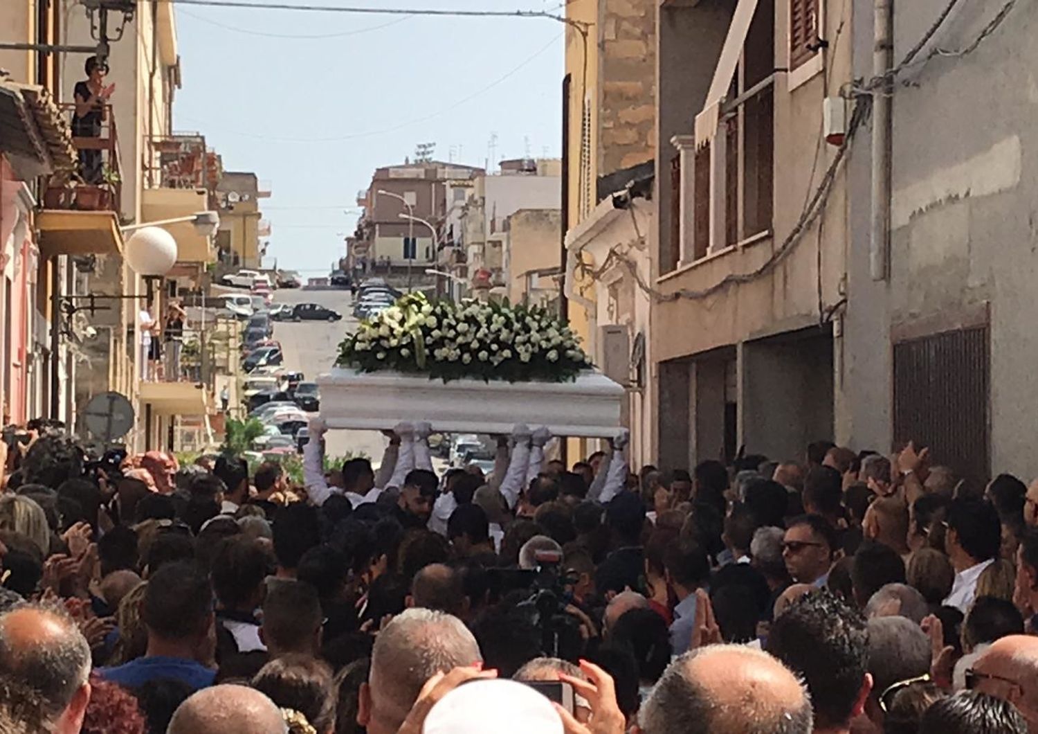 I funerali del piccolo Alessio, a Vittoria