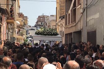 I funerali del piccolo Alessio, a Vittoria