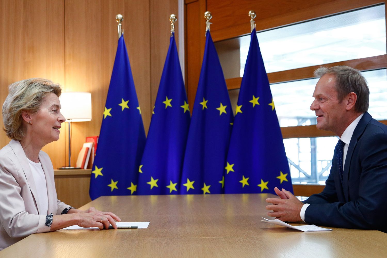 Von der Leyen, Donald Tusk