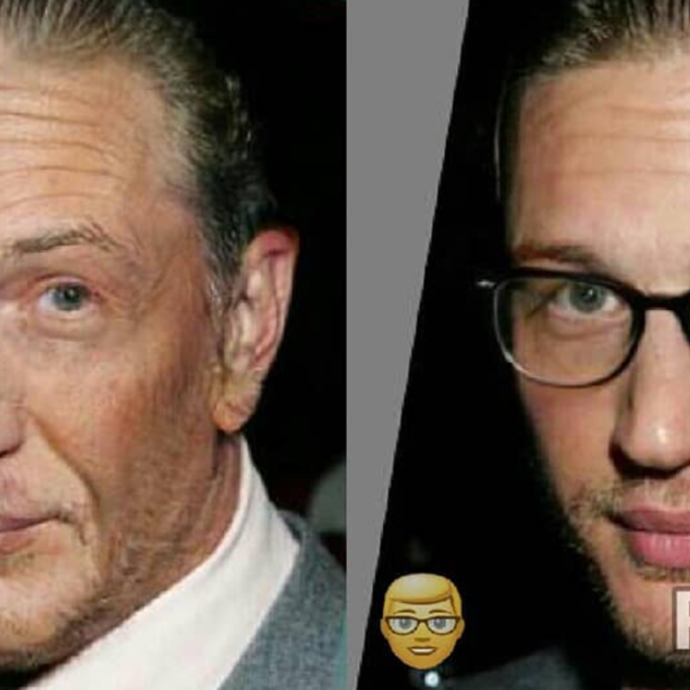 Tom Hardy rielaborato con FaceApp