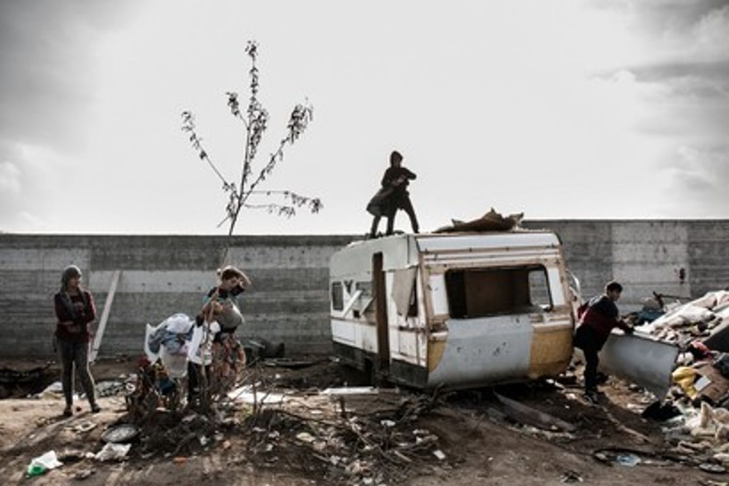 Campo rom di Qualiano