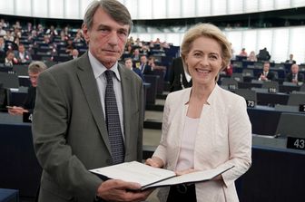David Sassoli e Ursula von der Leyen