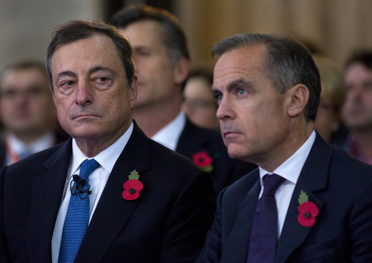 Mario Draghi e Mark Carney