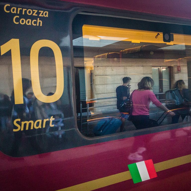 Treni, stazione Termini, Roma