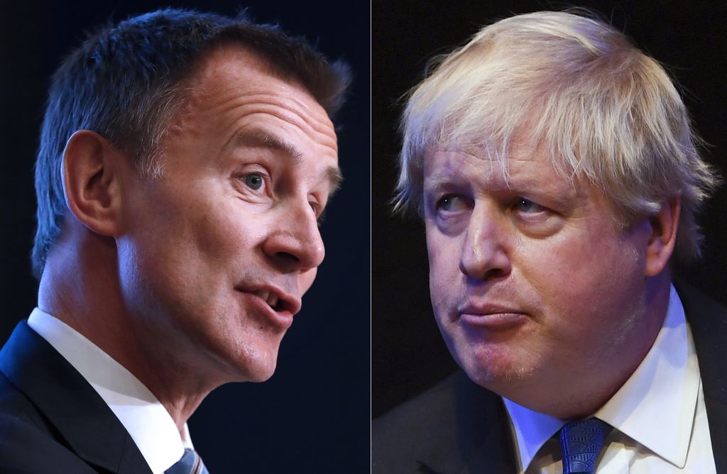 Jeremy Hunt, Boris Johnson