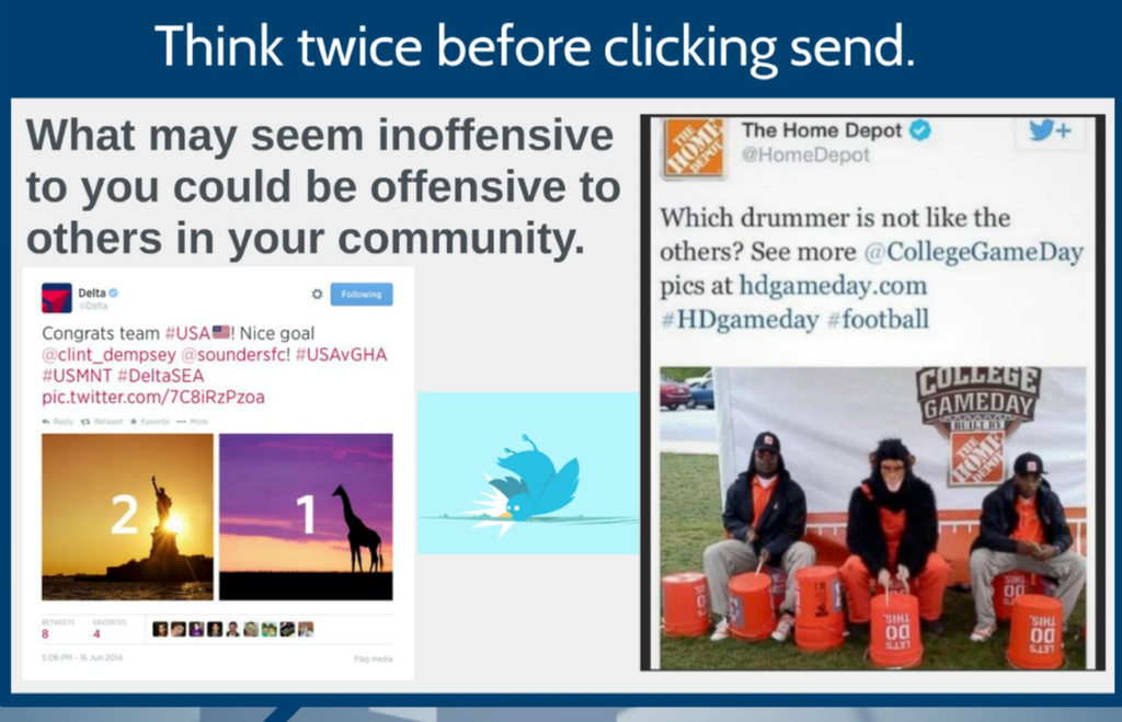 NYPD guidelines per i social