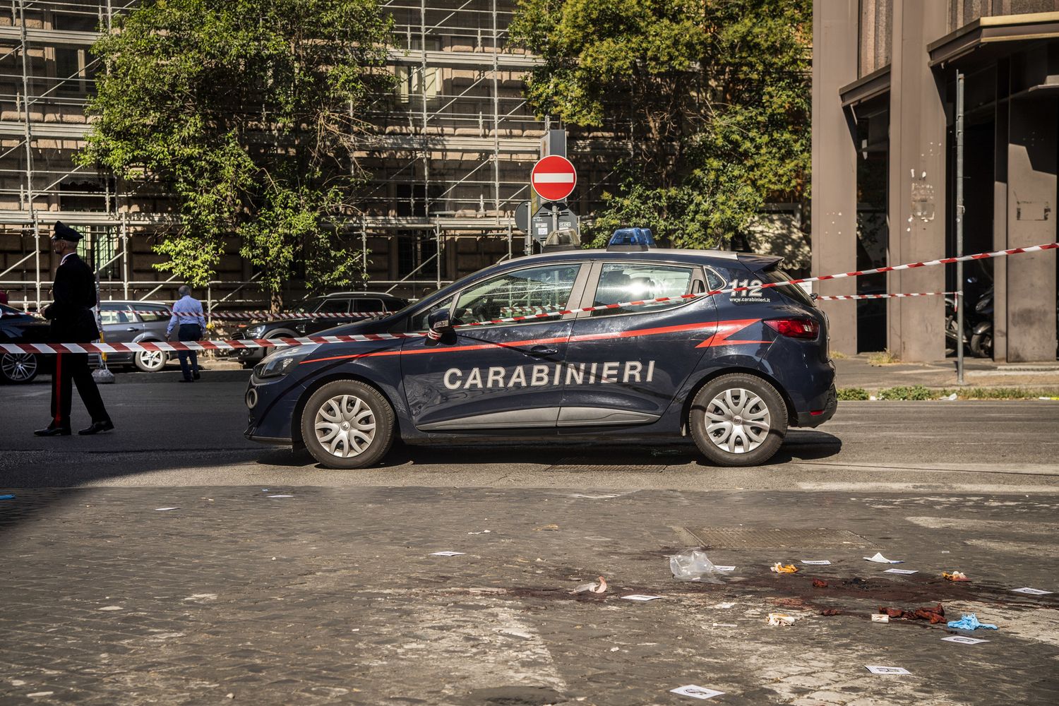 Il luogo in cui &egrave; stato ucciso il carabiniere Mario Rega Cerciello &nbsp;