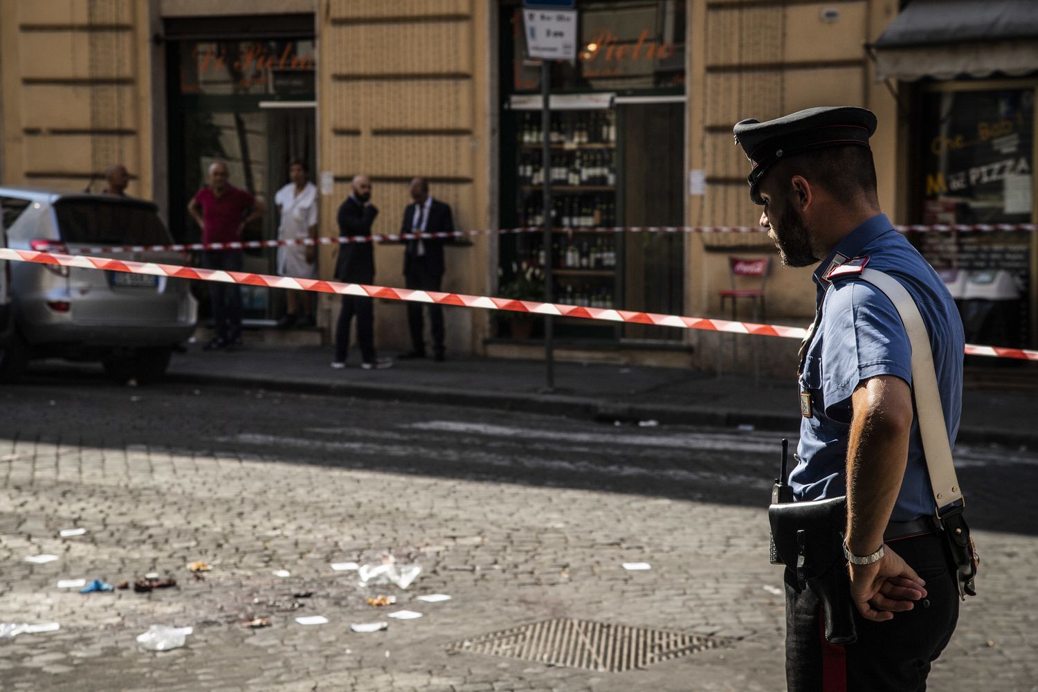 Il luogo in cui &egrave; stato ucciso il carabiniere Mario Rega Cerciello &nbsp;