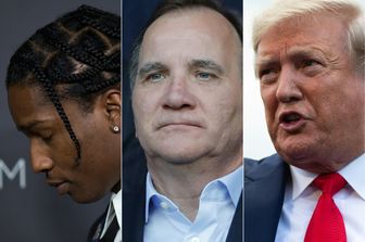 A$AP Rocky, Stefan Lofven e Donald Trump