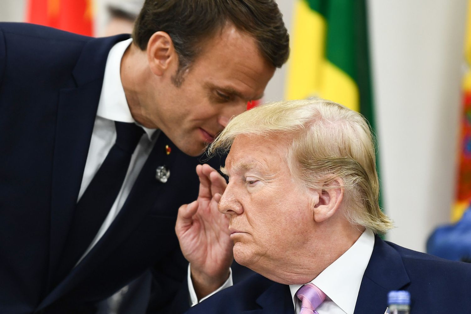 Trump, Macron