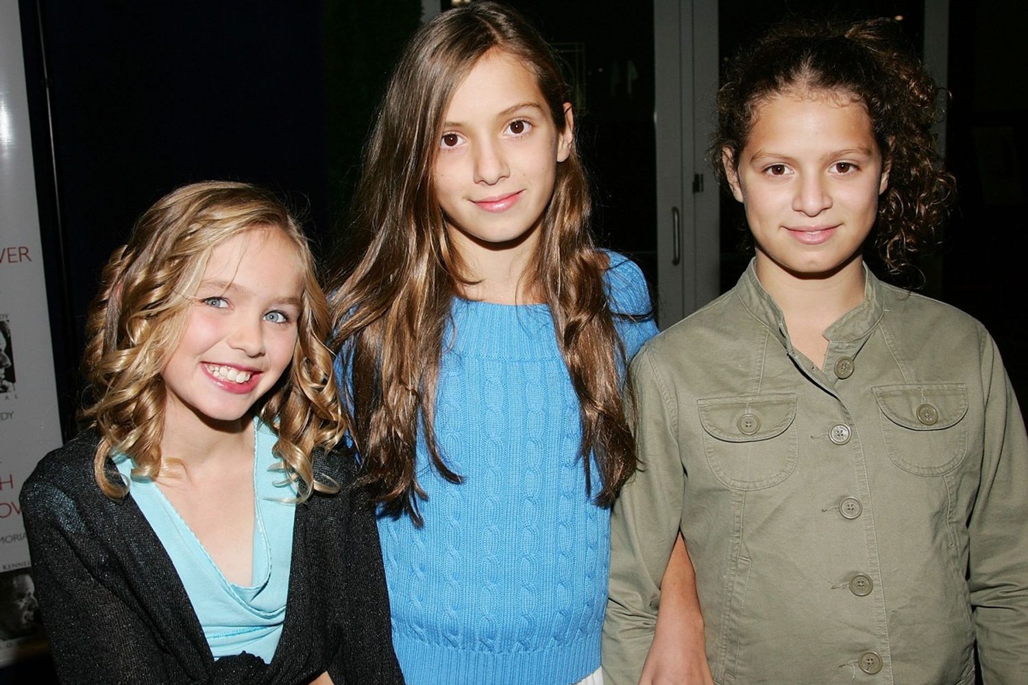 Saoirse Kennedy Hill, a sinistra, con le cugine in uno scatto del 2006