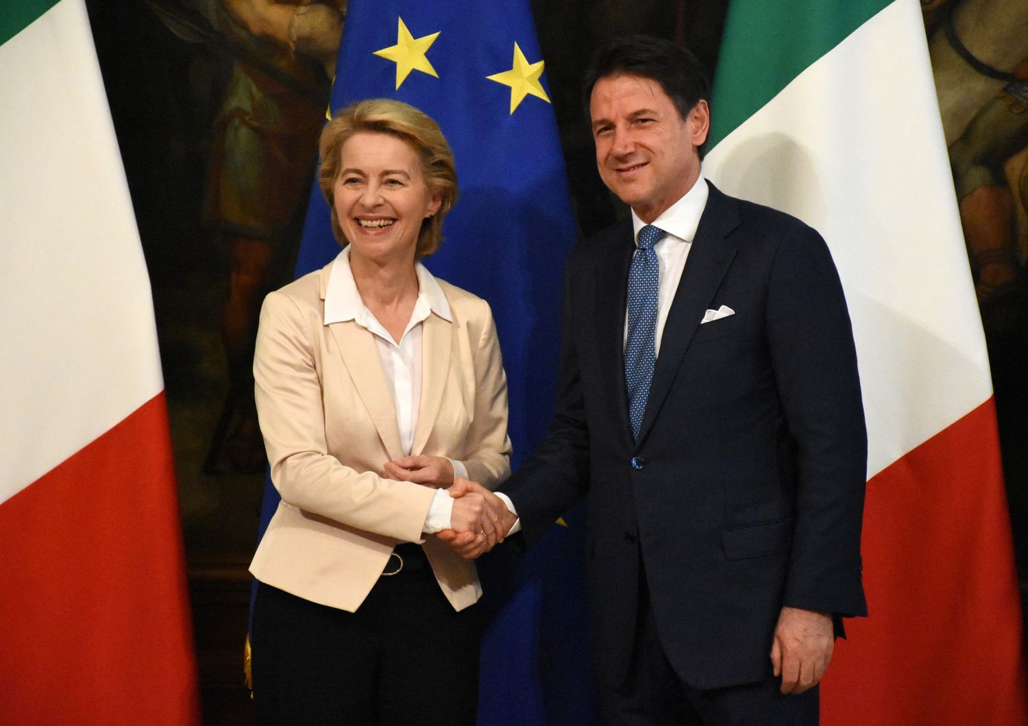 incontro conte von der leyen