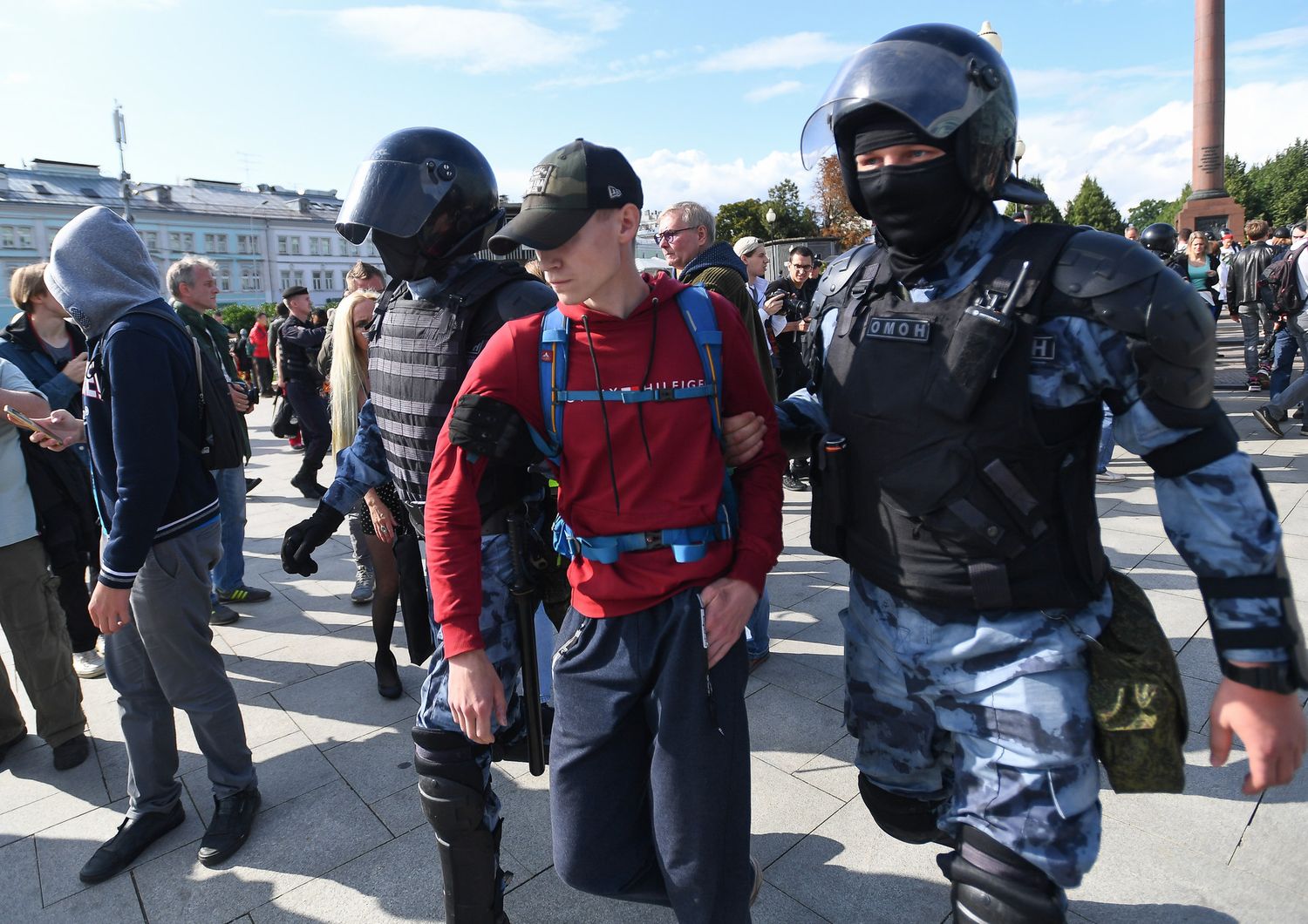 Manifestanti arrestati a Mosca