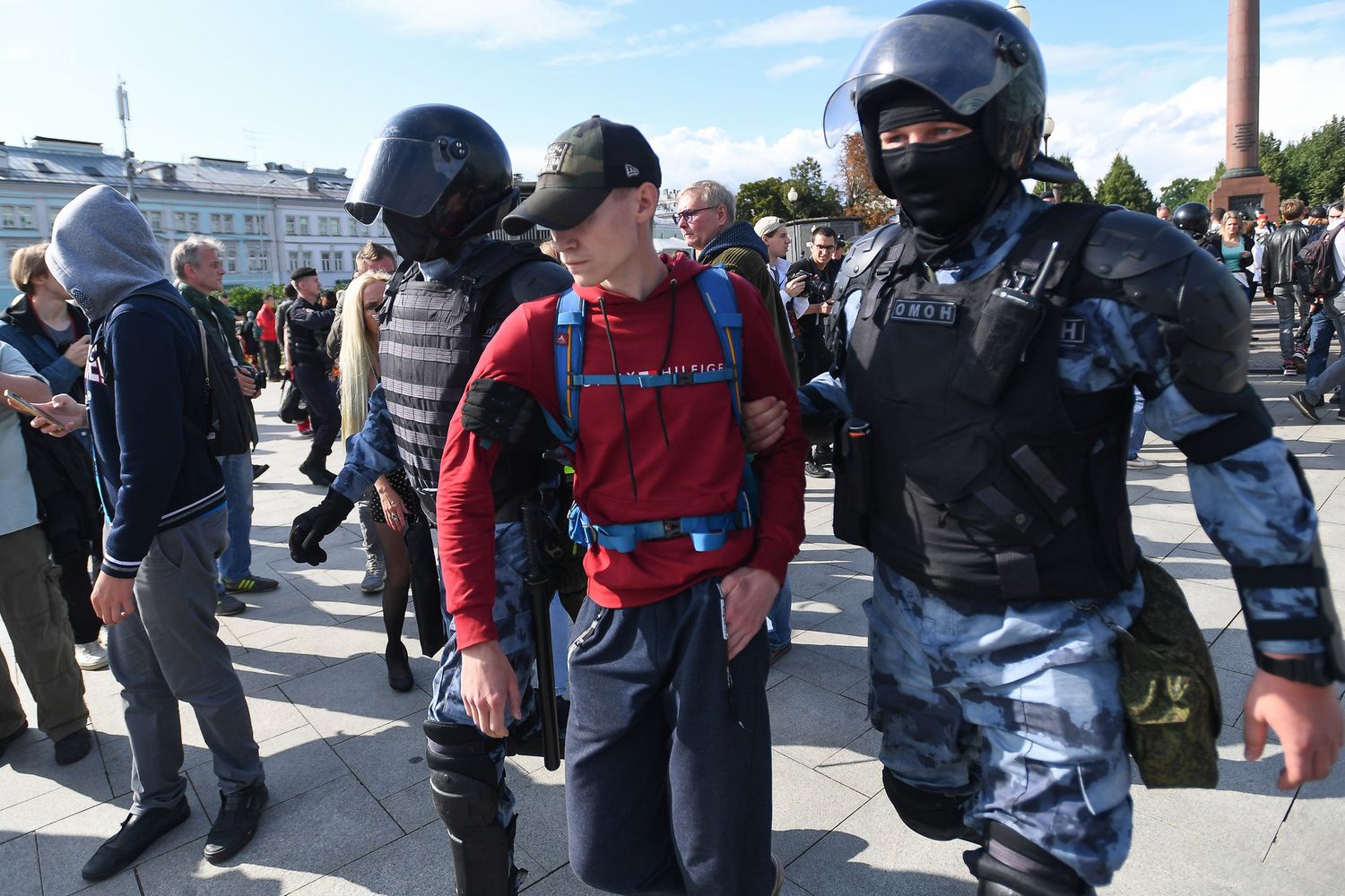Manifestanti arrestati a Mosca
