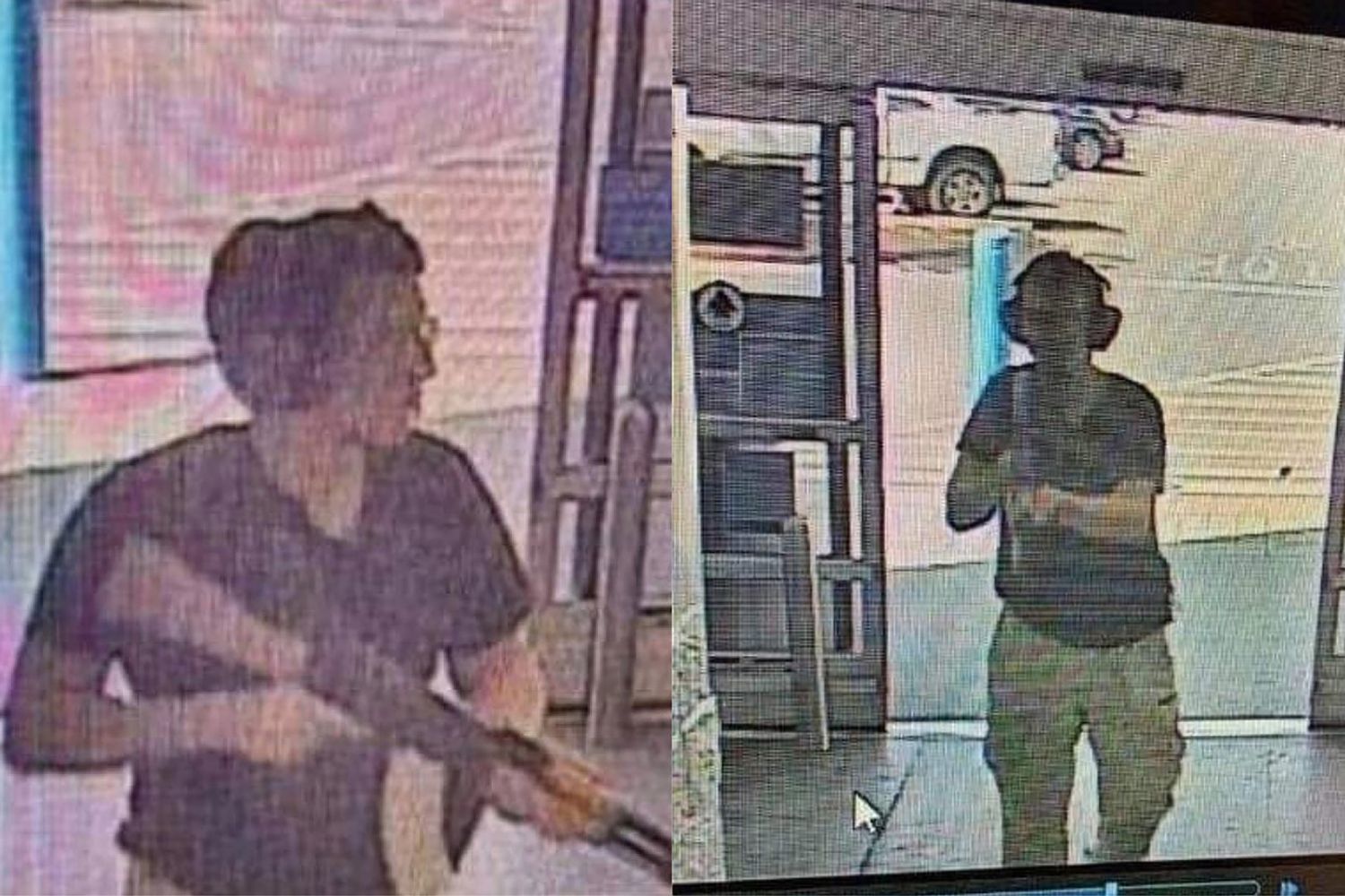 L'ingresso di&nbsp;&nbsp;Patrick&nbsp;Crusius nel supermercato di El Paso