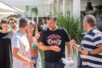 Matteo Salvini al Papeete Beach