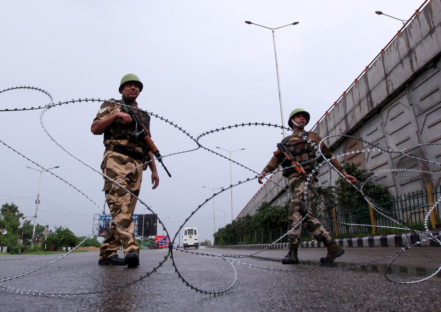 Polizia frontiera India Pakistan