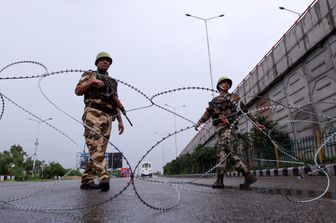 Polizia frontiera India Pakistan