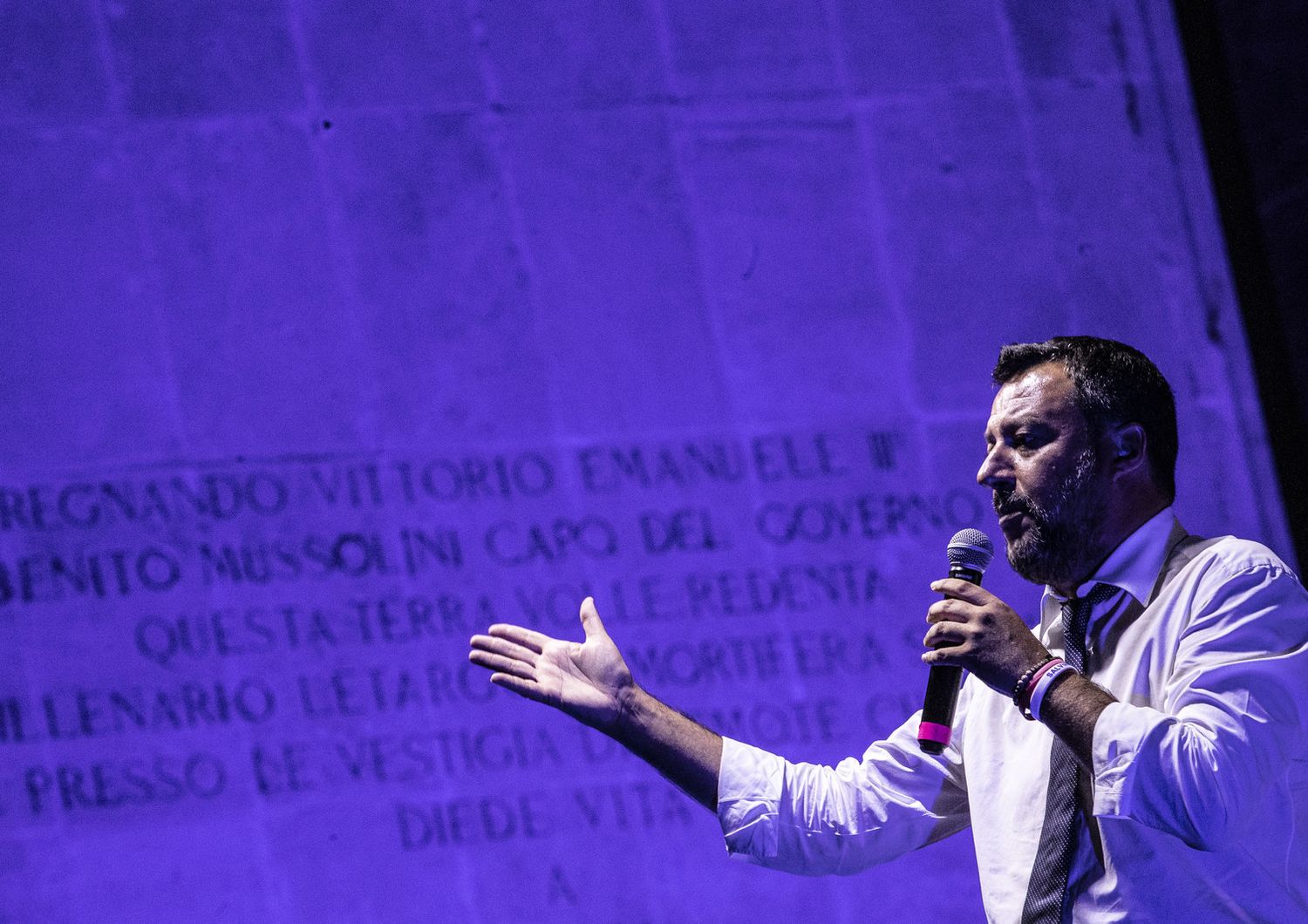Matteo Salvini a Sabaudia