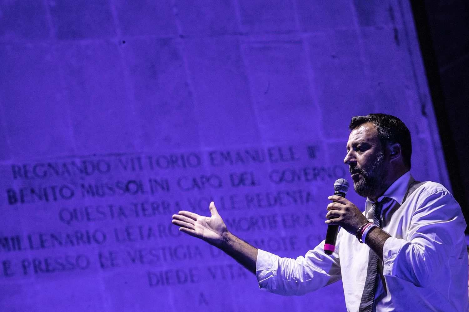 Matteo Salvini a Sabaudia