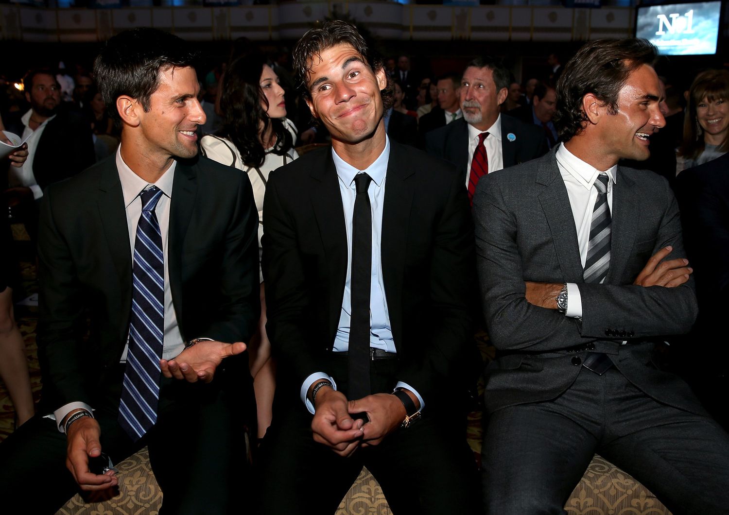 Roger Federer, Rafa Nadal, Novak Djokovic