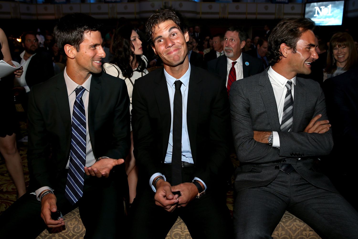 Roger Federer, Rafa Nadal, Novak Djokovic