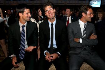 Roger Federer, Rafa Nadal, Novak Djokovic