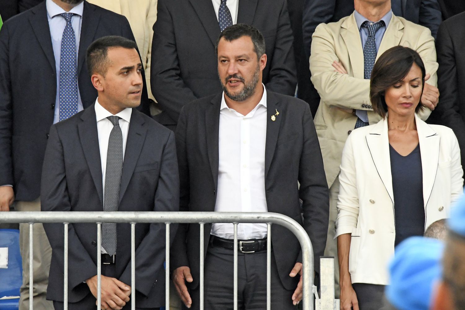 Di Maio e Salvini alla parata del 2 giugno