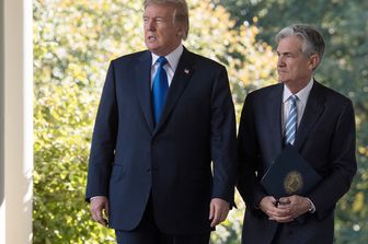 Donald Trump e Jerome Powell