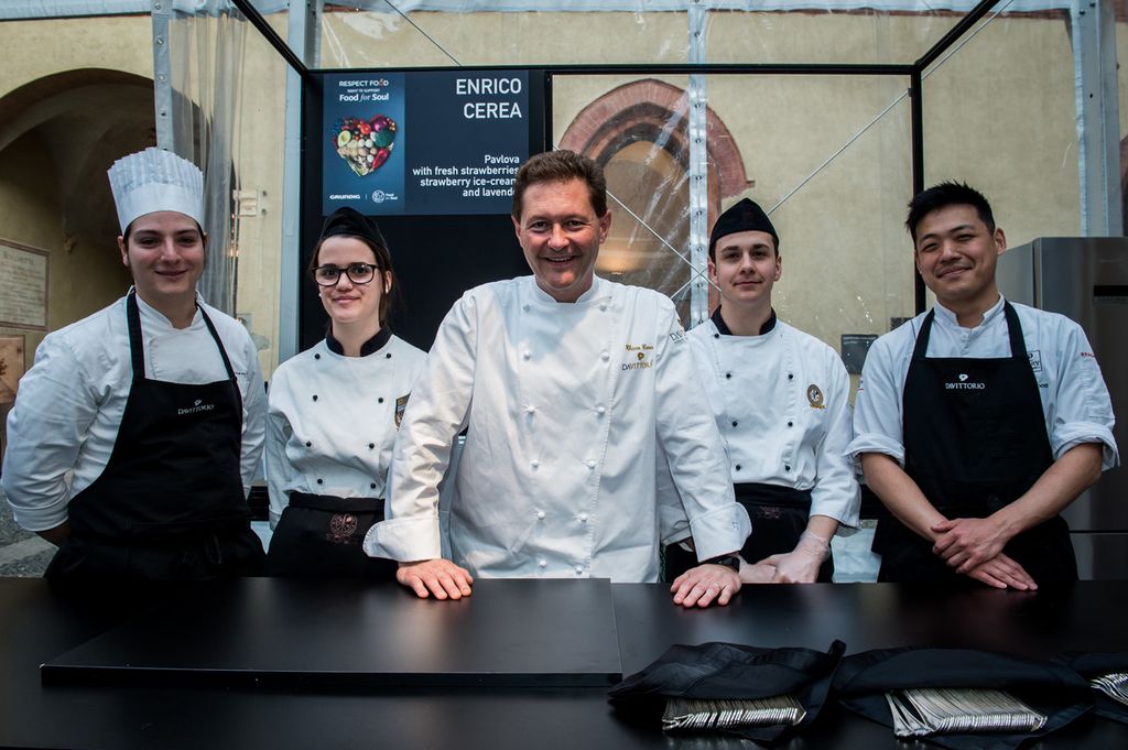 Enrico Cerea (al centro)