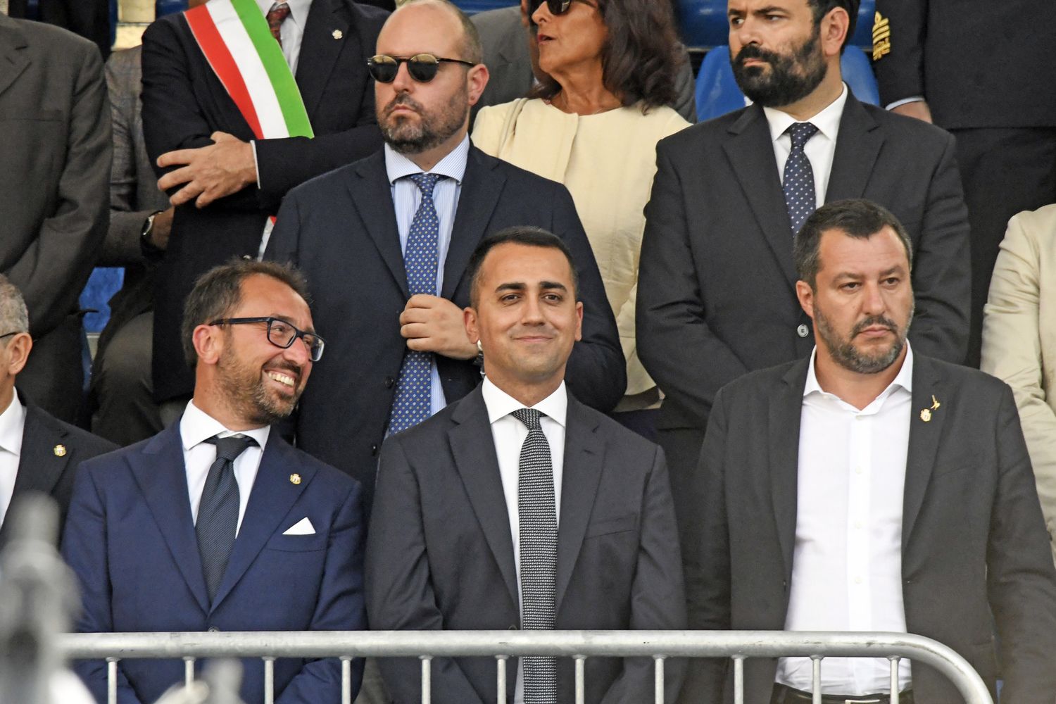 &nbsp;Alfonso Bonafede, Luigi Di Maio e Matteo Salvini&nbsp;