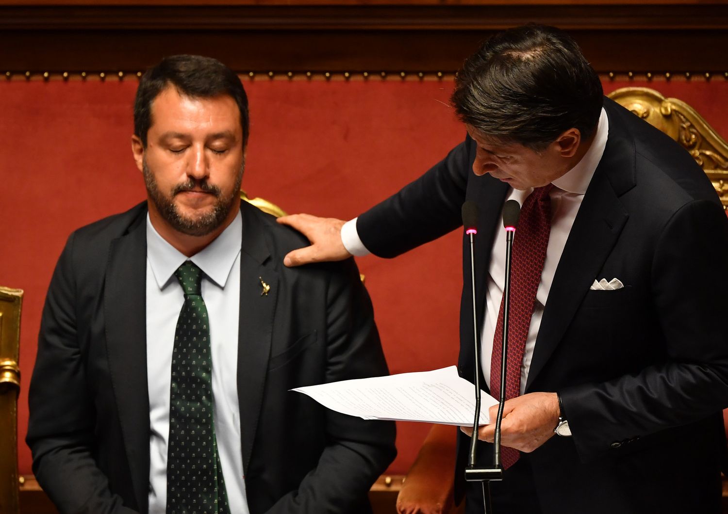 Matteo Salvini e Giuseppe Conte