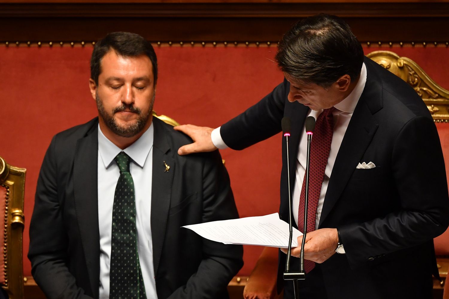 Matteo Salvini e Giuseppe Conte