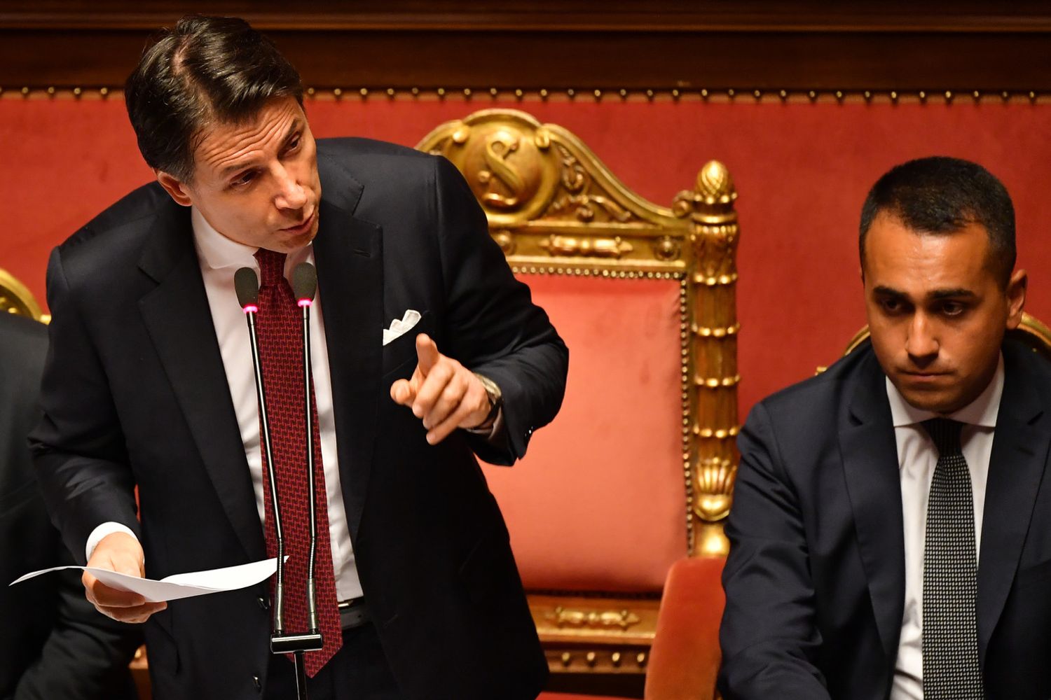 Giuseppe Conte e Luigi Di Maio&nbsp;
