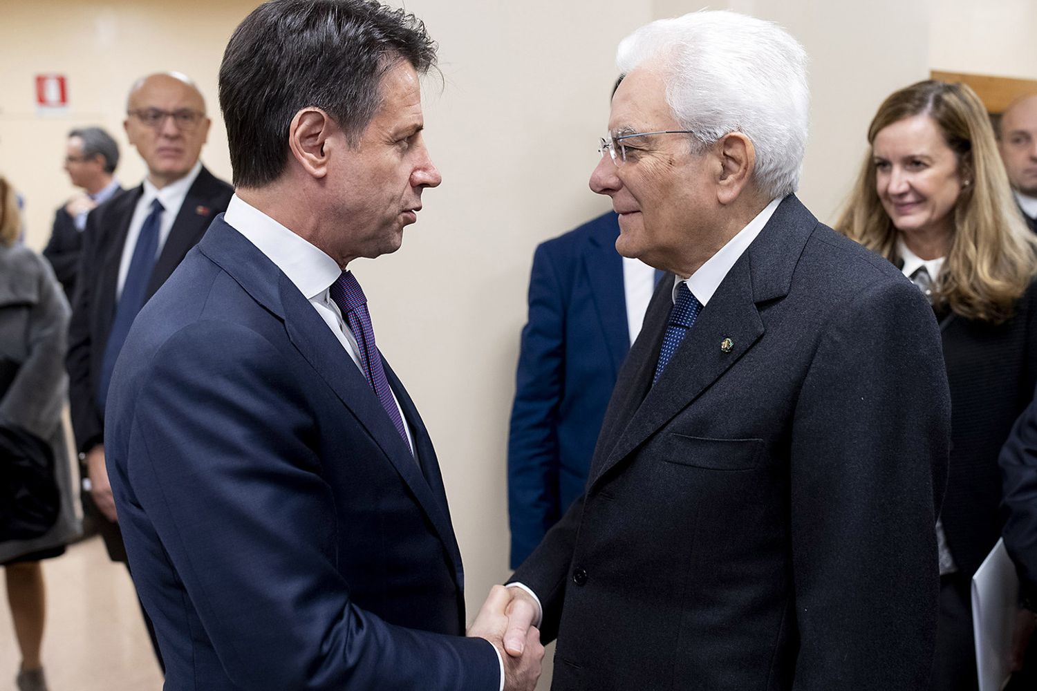 Conte e Mattarella