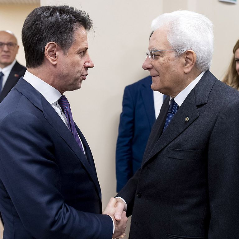 Conte e Mattarella