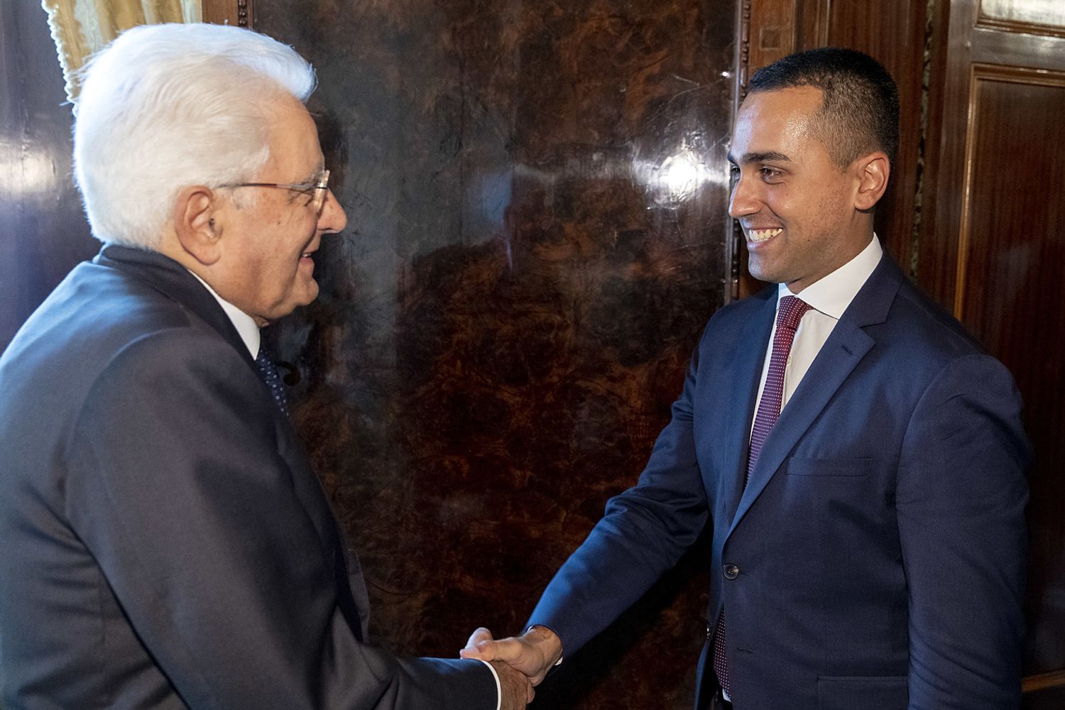 Sergio Mattarella e Luigi Di Maio&nbsp;