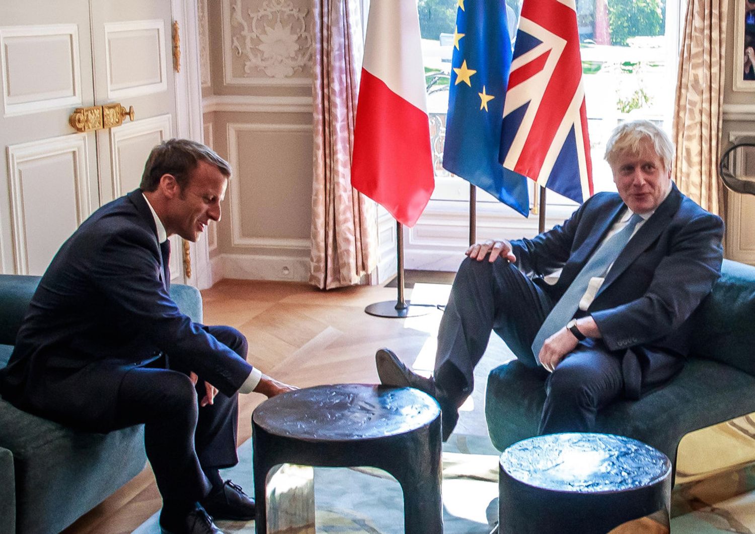 Macron e Johnson