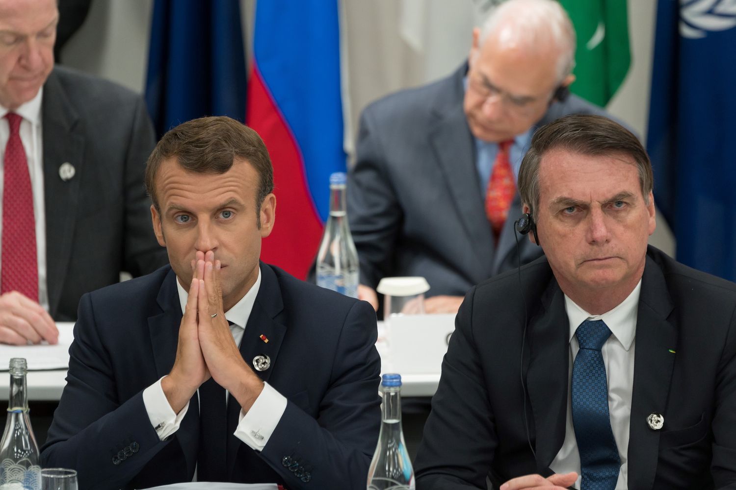 Macron e Bolsonaro