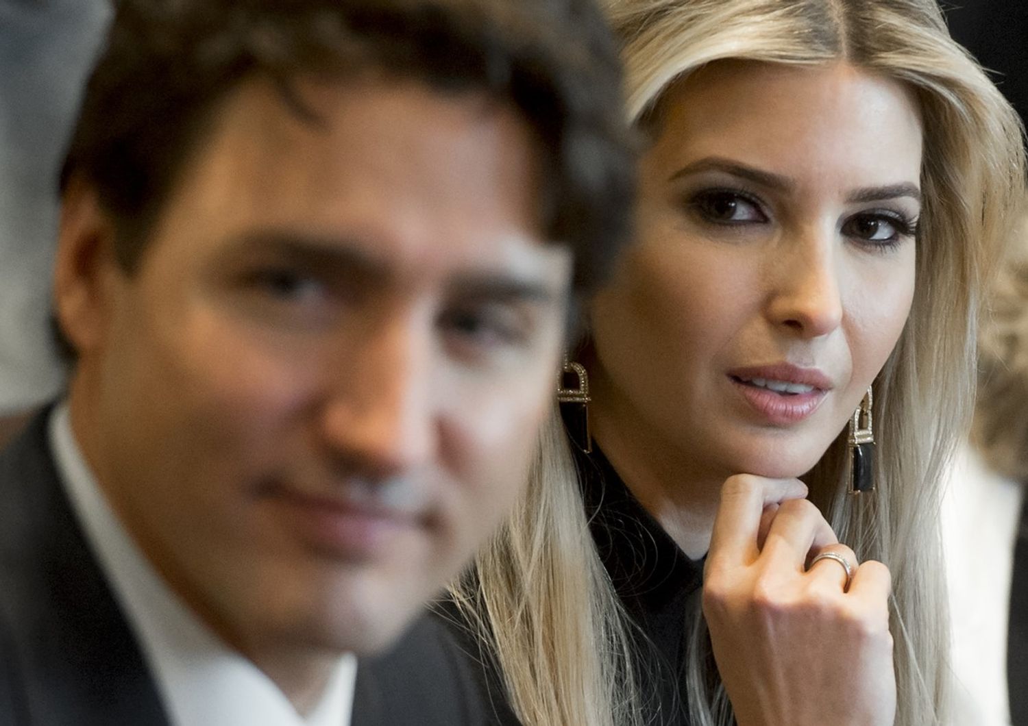 Justin Trudeau e Ivanka Trump