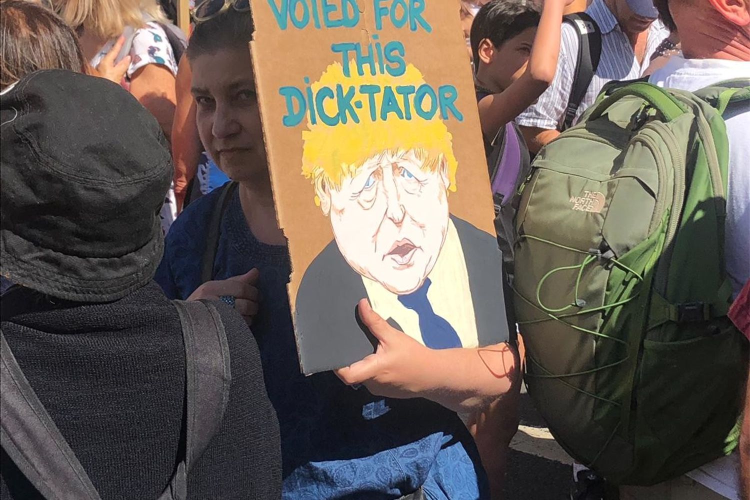 La manifestazione a Londra contro la sospensione del Parlamento&nbsp;