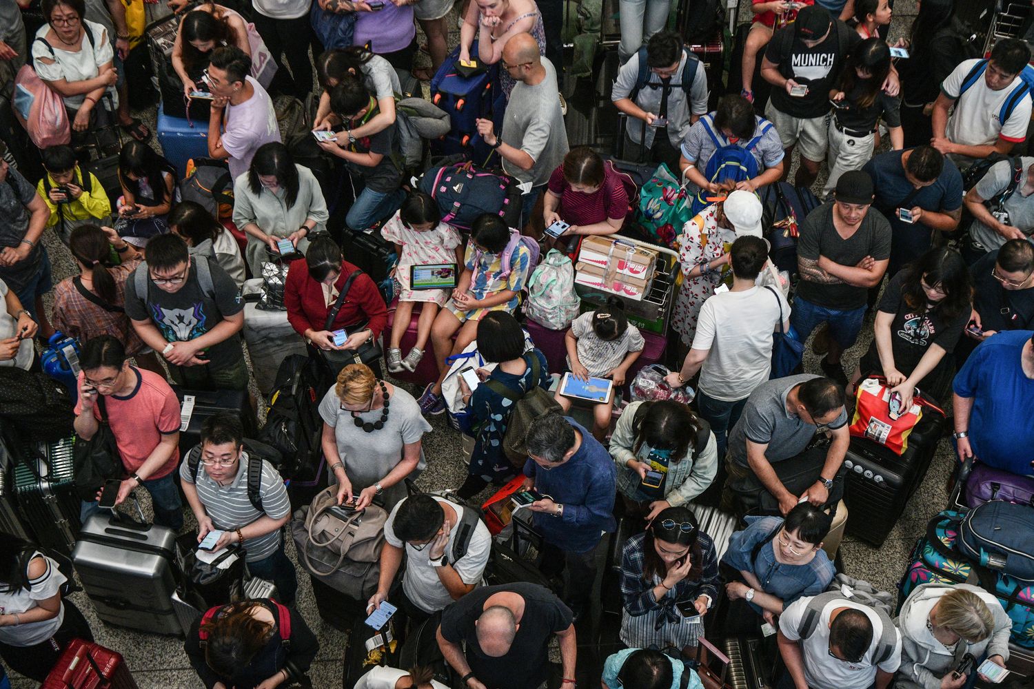 Il caso nell'aeroporto di Hong Kong