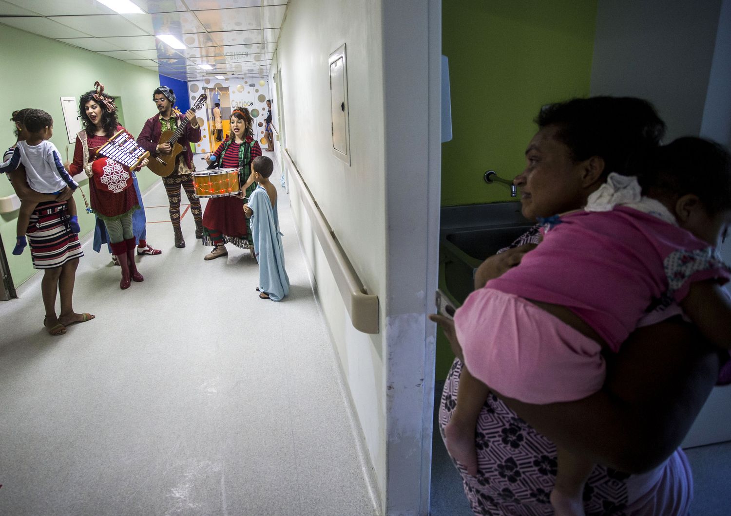 Il reparto pediatrico dell'ospedale di Rio