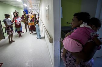Il reparto pediatrico dell'ospedale di Rio