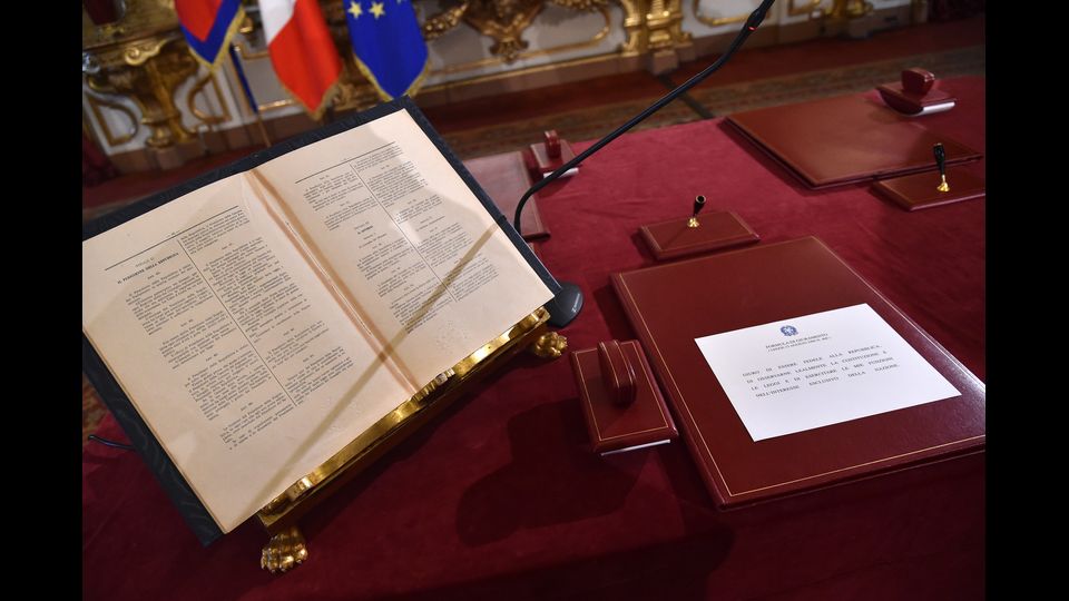 Costituzione e formula del giuramento